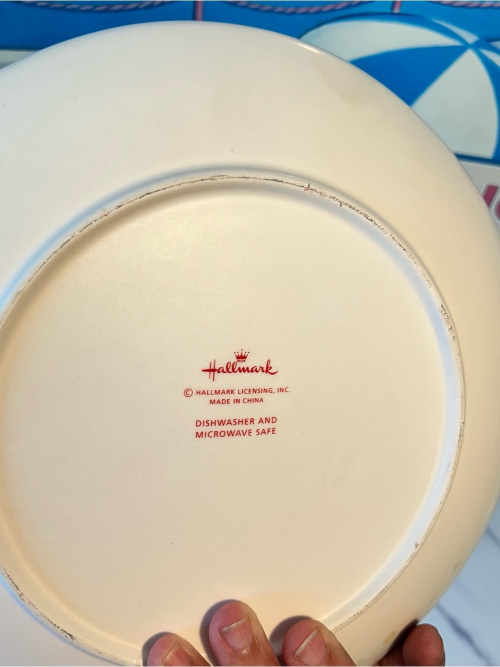 ⭐️ 5 for $25⭐️hallmark Santa Claus cookie plate - Picture 2 of 11